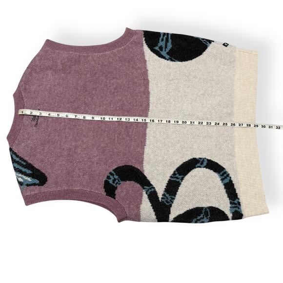 Nike SB Skateboarding Plum Dust Light Orewood Knit Sweater Vest Unisex Size L - Picture 6 of 8